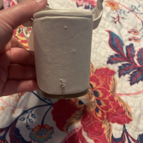 Platform Ivory heels with braided straps size 7 - Picture 4 of 9